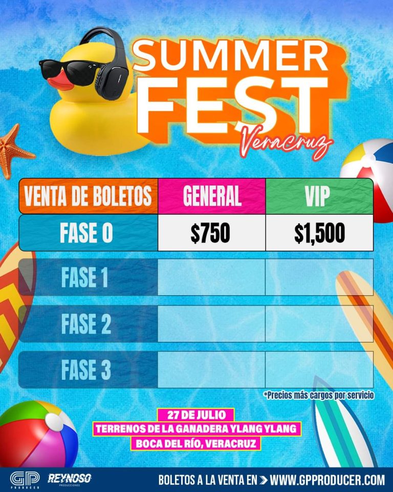 Inicia venta de boletos del Summer Fest, Camilo Séptimo se suma a Line