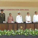 Realizan ceremonia de graduación de la Heroica Escuela Naval Militar generación 2019-2024